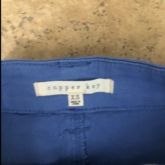 Indigo Blue Mini Skirt - Picture 3 of 3